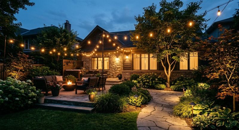 Courtyard Light Installation in Honolulu, HI