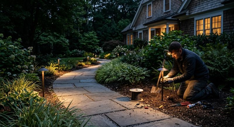 Garden Lighting Installation in Honolulu, HI