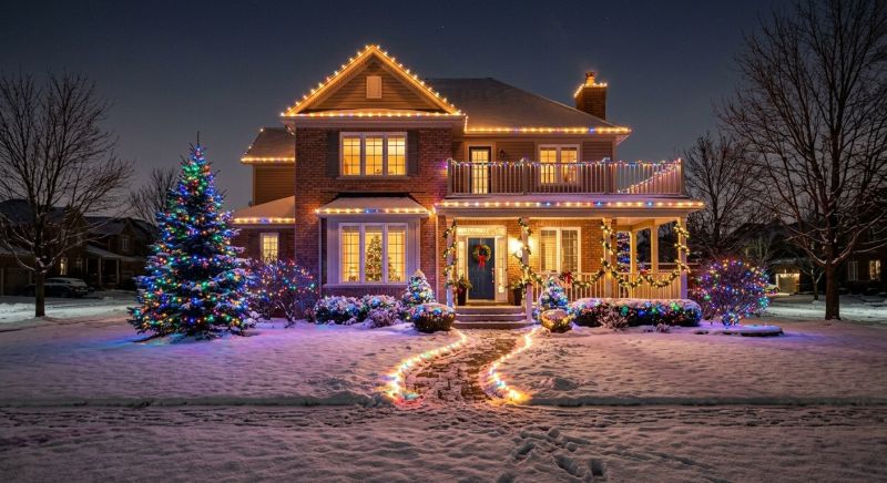 Seasonal Lights Installation in Kansas City, KS