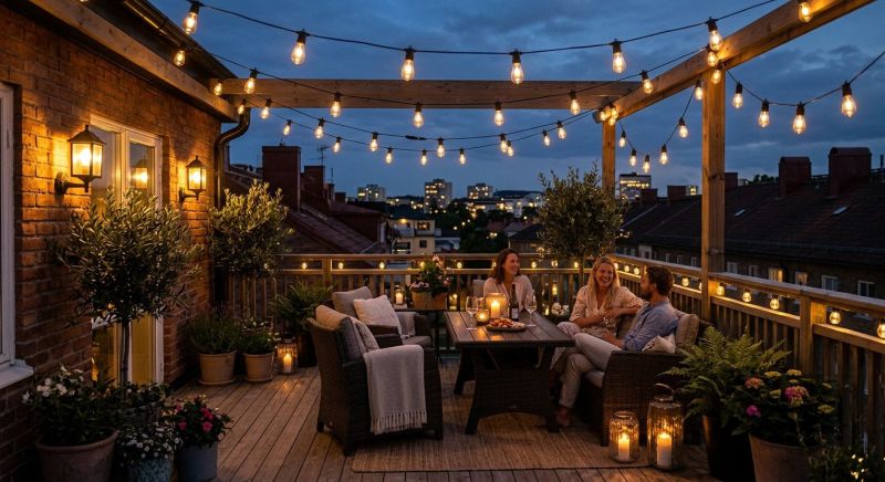 Courtyard Light Installation in Kansas City, KS