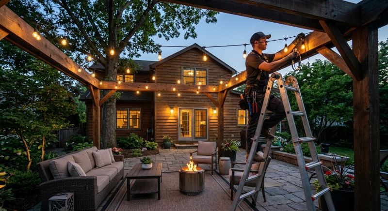 Deck Lights Installation in Kansas City, KS