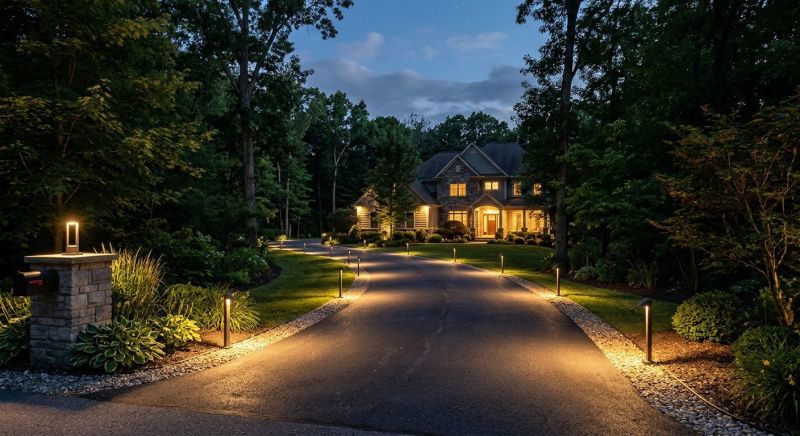 Driveway Lighting Installation in Pasadena, CA