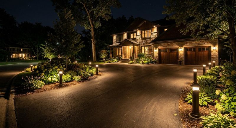 Driveway Lighting Installation in Pasadena, CA