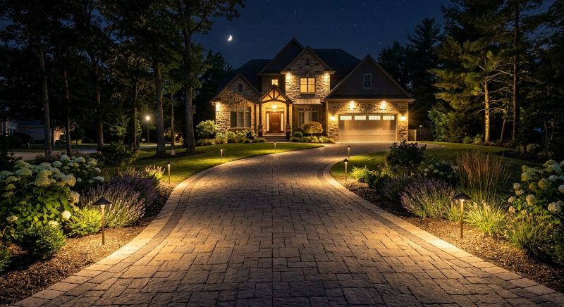 Driveway Lighting Installation in Provo, UT