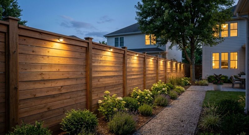 Fence Lighting Installation in Orem, UT
