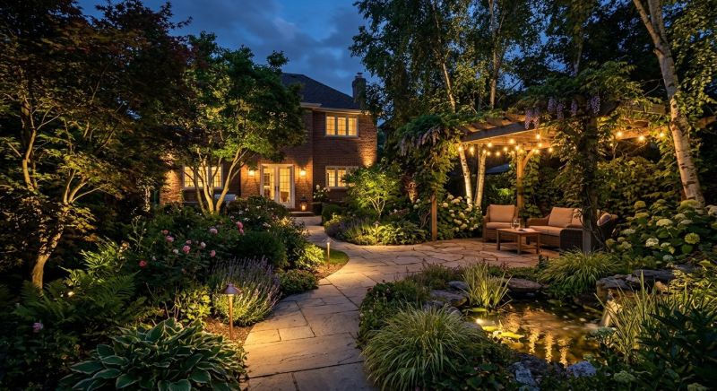 Garden Lighting Installation in Littleton, CO