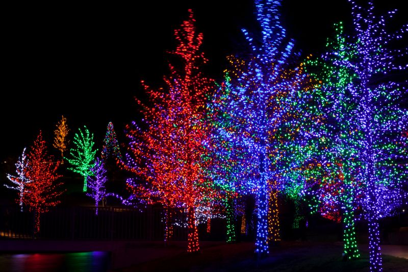 Holiday Lights Hanging in Olathe, KS