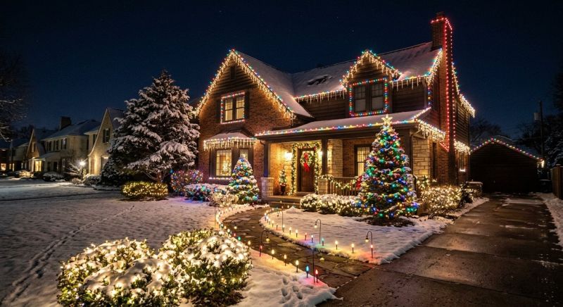 Holiday Lights Installation in Olathe, KS