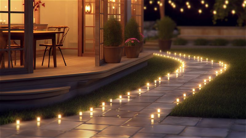 Completed Garden Lighting