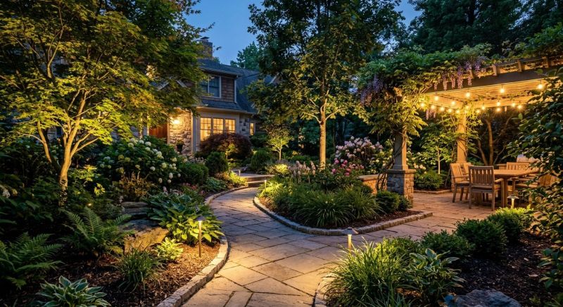Pond Lighting Installation in Pasadena, CA
