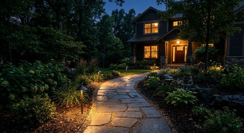 Walkway Lighting Installation in Utah County, UT