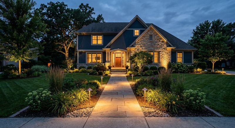 Walkway Lighting Installation in Kansas City, MO