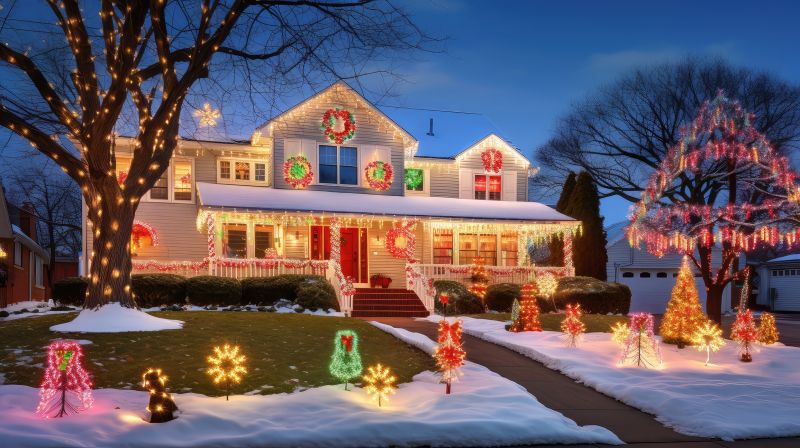 Xmas Lights Installation in Overland Park, KS