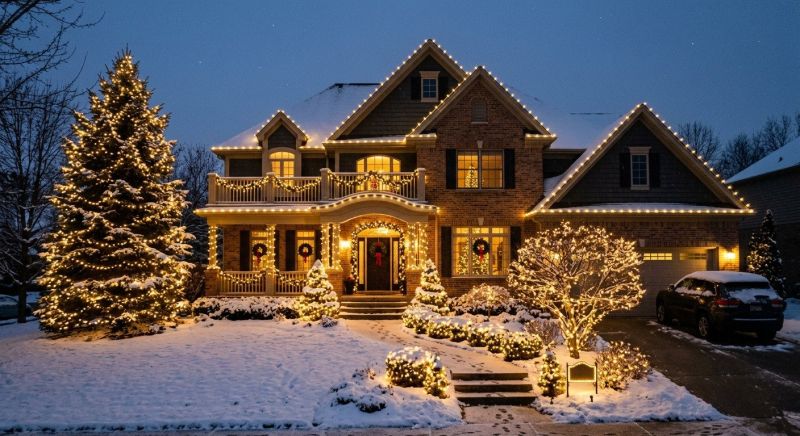 Xmas Lights Installation in Olathe, KS