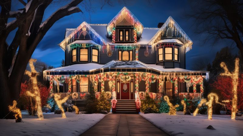 Xmas Lights Installation in Kansas City, KS